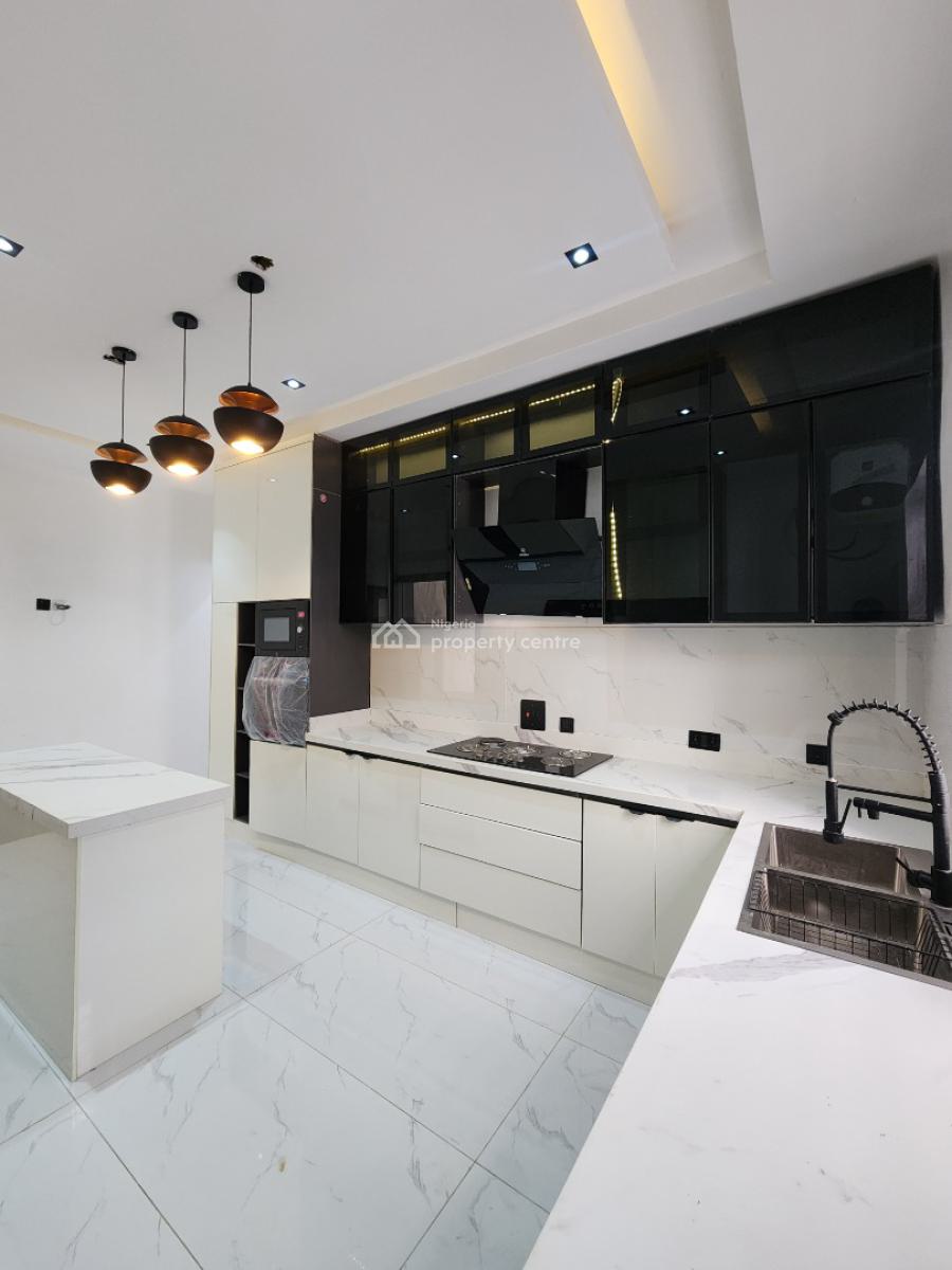 Nicely Built 5 Bedroom Semi Detached Duplex with a Room Bq, in a Code Access Estate in Lekki County, Ikota, Lekki, Lagos, Semi-detached Duplex for Sale