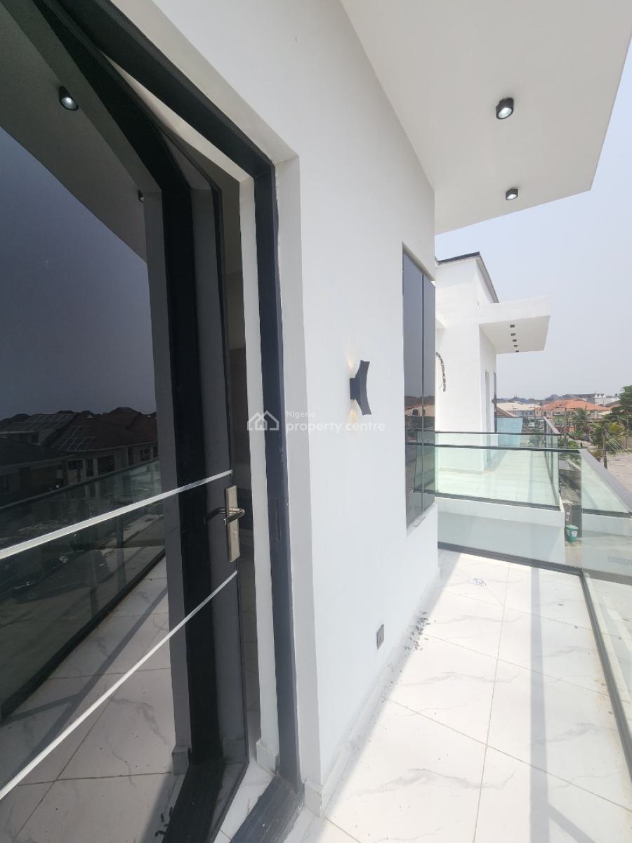 Nicely Built 5 Bedroom Semi Detached Duplex with a Room Bq, in a Code Access Estate in Lekki County, Ikota, Lekki, Lagos, Semi-detached Duplex for Sale