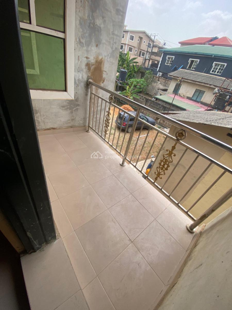 Newly Built 2 Bedroom Flat Upstairs, Oke Ira, Ogba, Ikeja, Lagos, Flat / Apartment for Rent