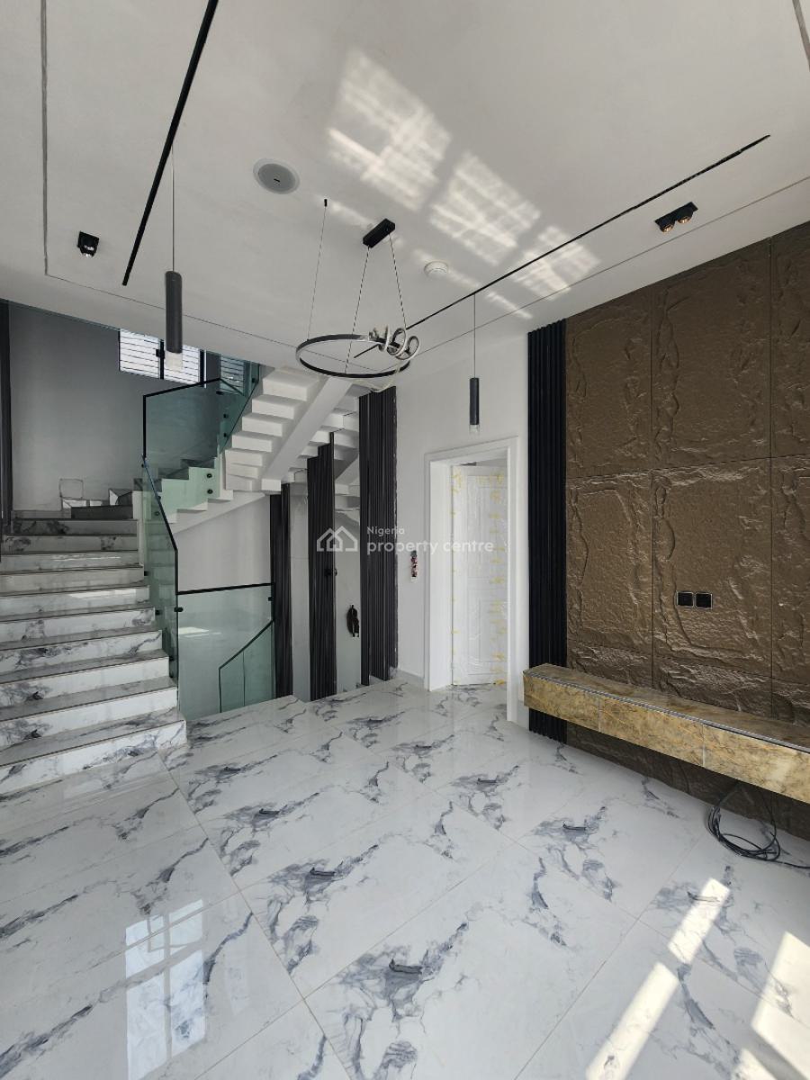 Contemporary 5 Bedroom Detached Duplex with a Bq & Pool, in a Code Access Estate in Lekki County, Ikota, Lekki, Lagos, Detached Duplex for Sale