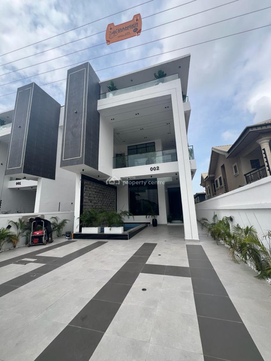 Brand New Luxury 5 Bedroom Fully Detached Duplex with Swimming Pool, Gym, Ikota Estate, Ikota, Lekki, Lagos, Detached Duplex for Sale