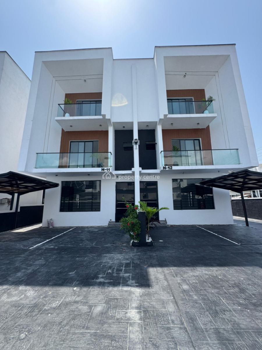 Newly Built Family Friendly 4 Bedroom Semi-detached Duplex with Bq, Chevron Toll Gate, Orchid Road, Lekki, Lagos, Semi-detached Duplex for Sale