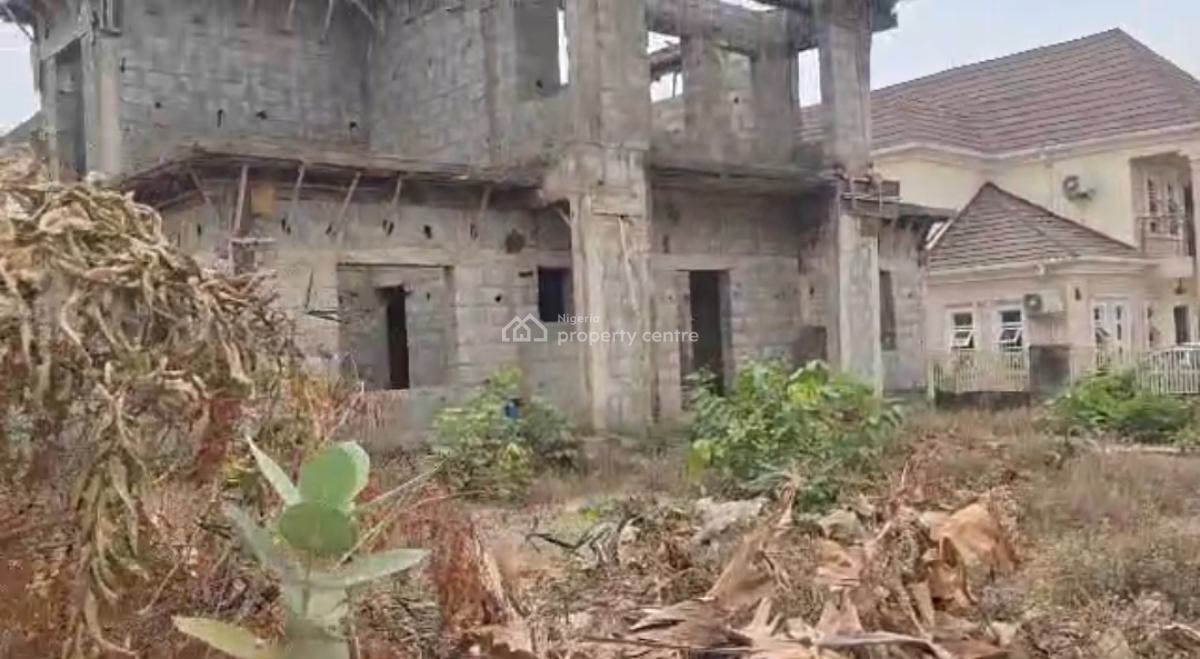 6 Bedroom Carcass Duplex, River Park Estate, Lugbe District, Abuja, Detached Duplex for Sale