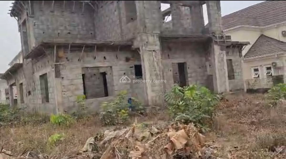 6 Bedroom Carcass Duplex, River Park Estate, Lugbe District, Abuja, Detached Duplex for Sale