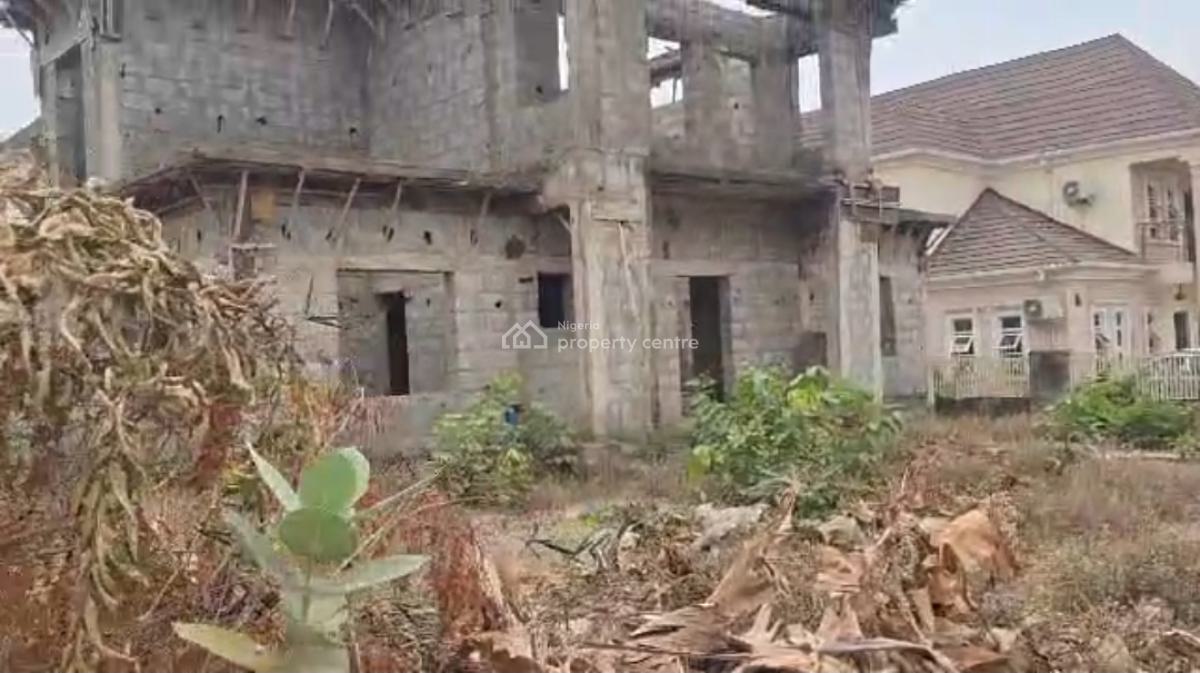 6 Bedroom Carcass Duplex, River Park Estate, Lugbe District, Abuja, Detached Duplex for Sale