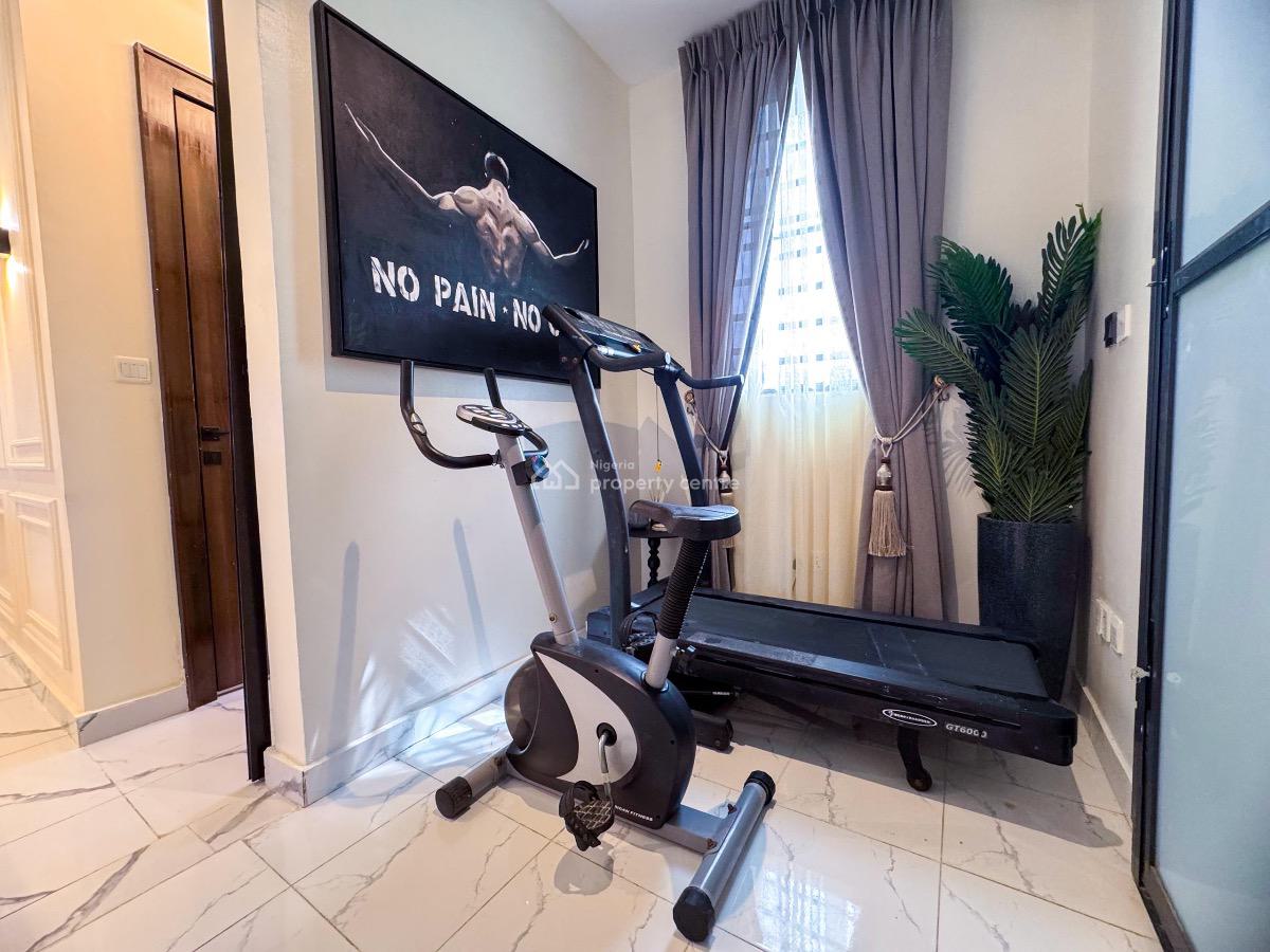 Cozy 2 Bedroom Apartment with in-house Gym and Snooker Board, Jide Oki Street, Victoria Island (vi), Lagos, Flat / Apartment Short Let