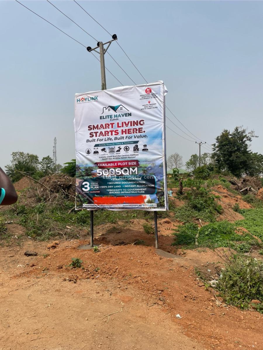 Affordable Plots of Residential Estate Land, Elite Haven, Apete- Camp Road, Ibadan, Oyo, Residential Land for Sale