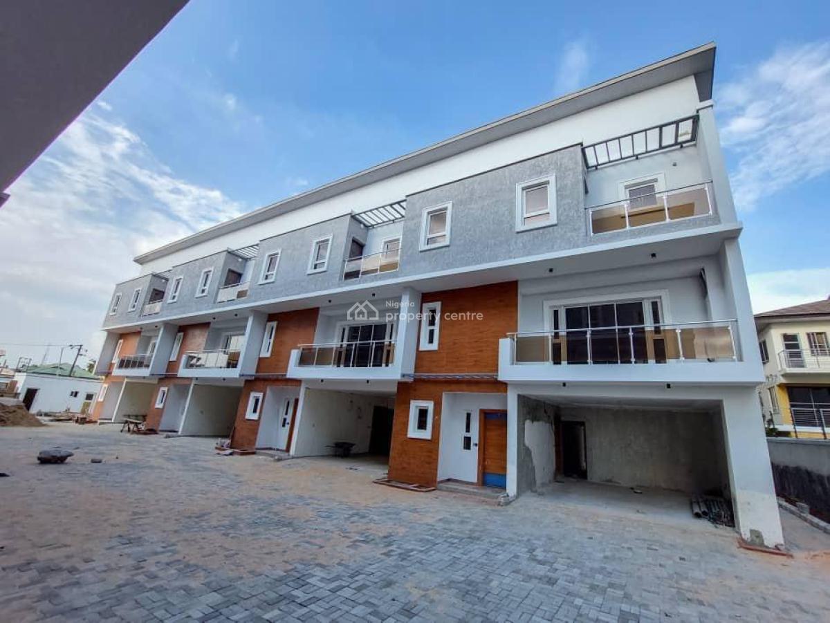 Luxury 4 Bedroom Service Terrace Duplex with Bq, Lekki Phase 1, Lekki, Lagos, Terraced Duplex for Rent