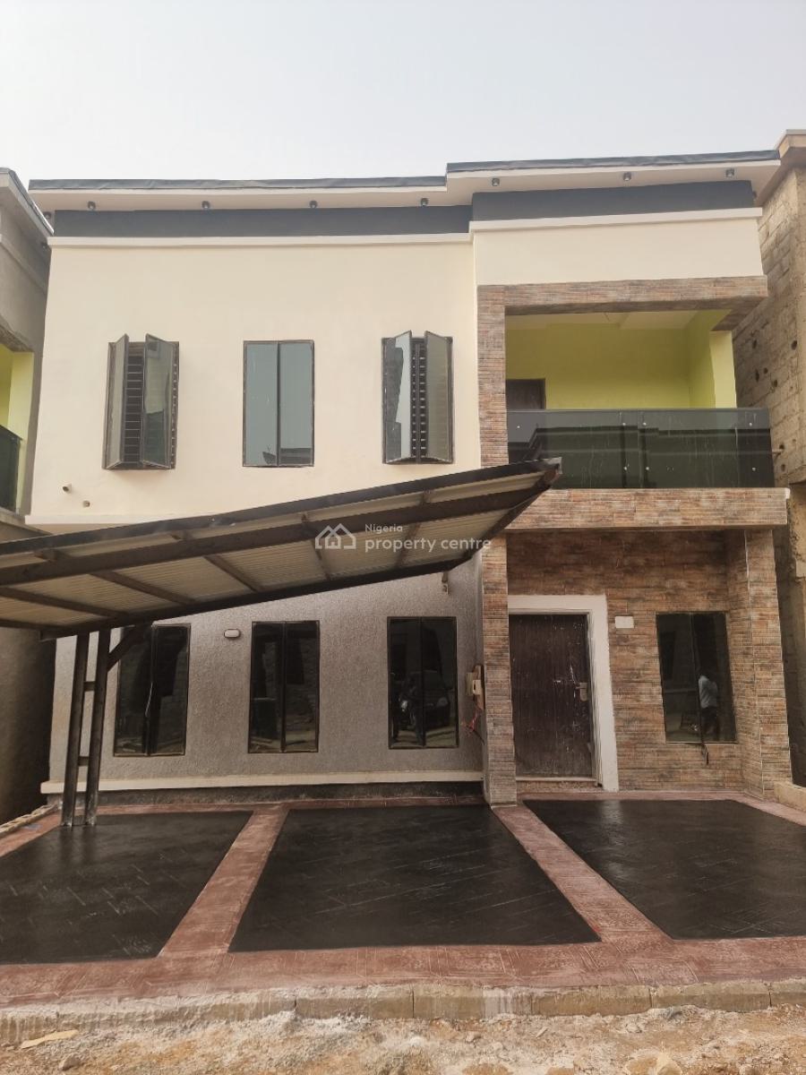 Smart 4 Bedroom Terrace Duplex, Estate Opposite Dunamis Glory Dome, Lugbe District, Abuja, Terraced Duplex for Rent