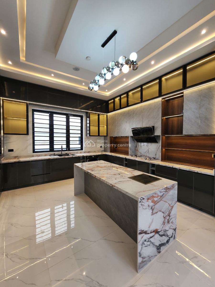 Luxury 5 Bedroom Detached Duplex with Bq, Pool, Cinema, Ikota, Lekki, Lagos, Detached Duplex for Sale