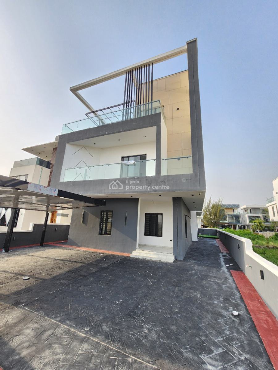 Superb 5 Bedroom Detached Duplex with Bq, Pool, Cinema, Ikota, Lekki, Lagos, Detached Duplex for Sale