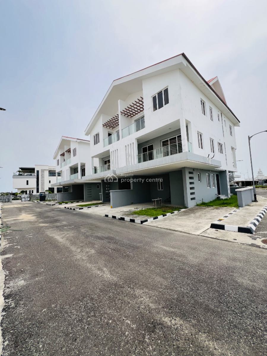 4 Bedroom Semi Detached Duplex with a Bq with 24hrs Light, Twin Lake Estate, Chevron, Igbo Efon, Lekki, Lagos, Semi-detached Duplex for Rent