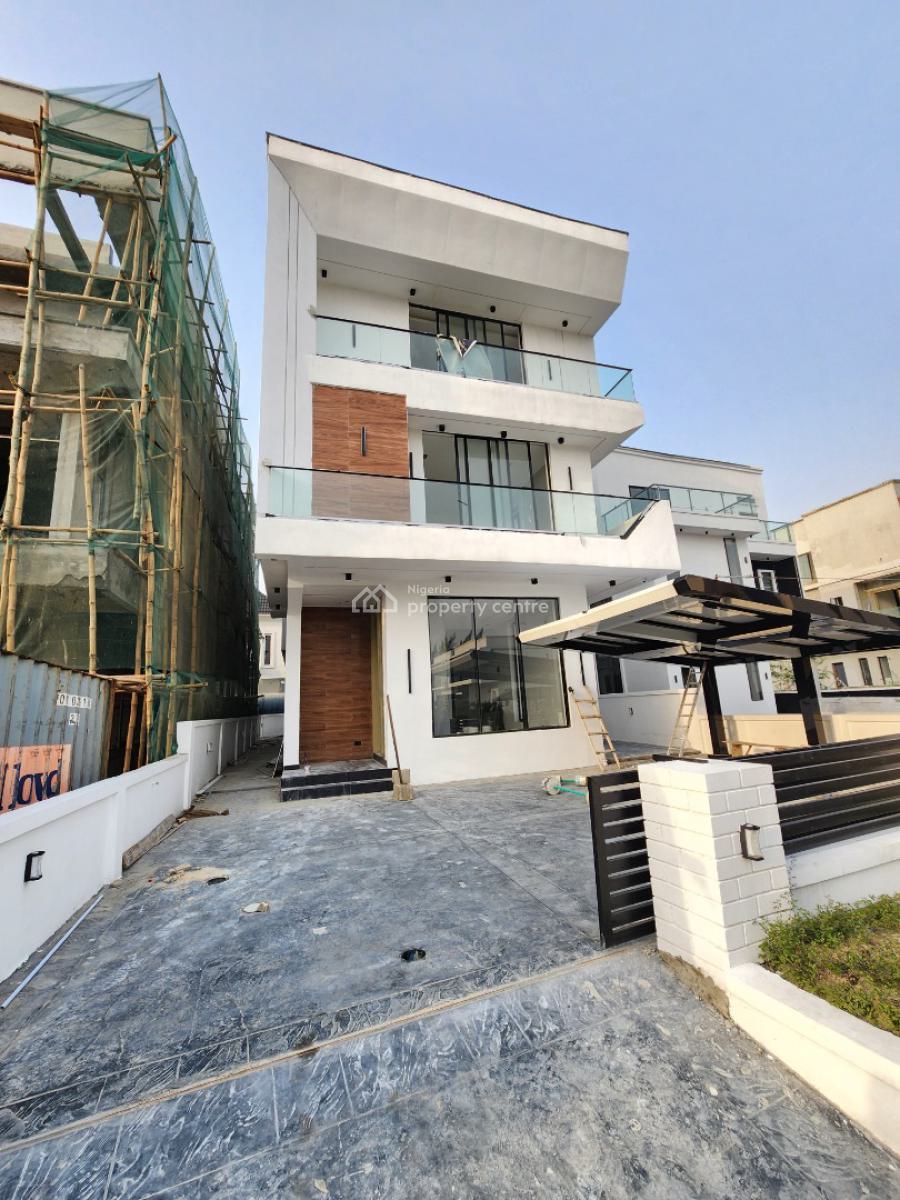 Beautiful 5 Bedroom Detaxhed Duplex with Bq, Swimming Pool, Study/gym, Megamound Estate, Ikota, Lekki, Lagos, Detached Duplex for Sale