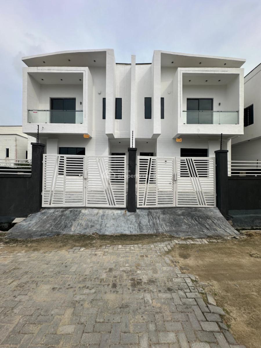 Decent 4 Bedroom Semi-detached Duplex with Bq, Ajah, Lagos, Semi-detached Duplex for Sale