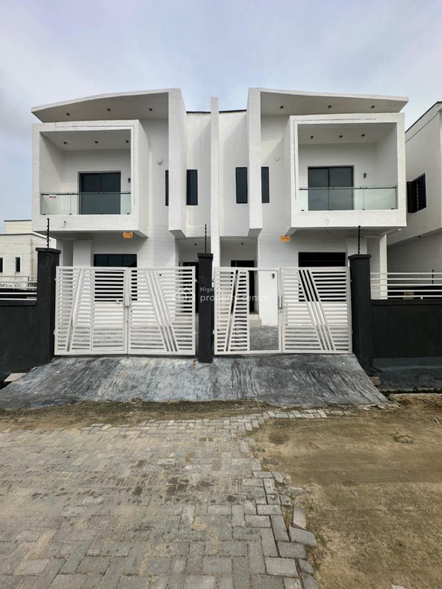 Decent 4 Bedroom Semi-detached Duplex with Bq, Ajah, Lagos, Semi-detached Duplex for Sale
