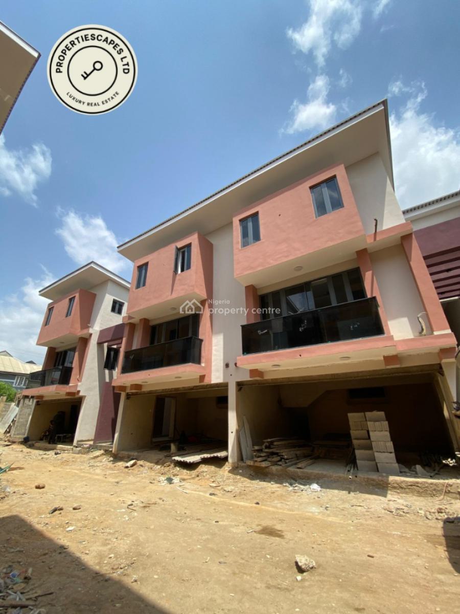 Magnificently Built 4-bedroom Terrace Duplex Plus Bq and a Car Garage, Adeniyi Jones, Ikeja, Lagos, Terraced Duplex for Sale