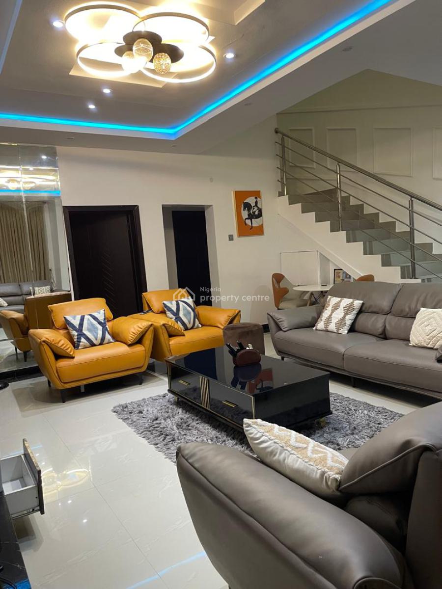 Well Furnished 3 Bedrooms Terrace Duplex, Chevron Drive, Lekki, Lagos, Terraced Duplex for Rent