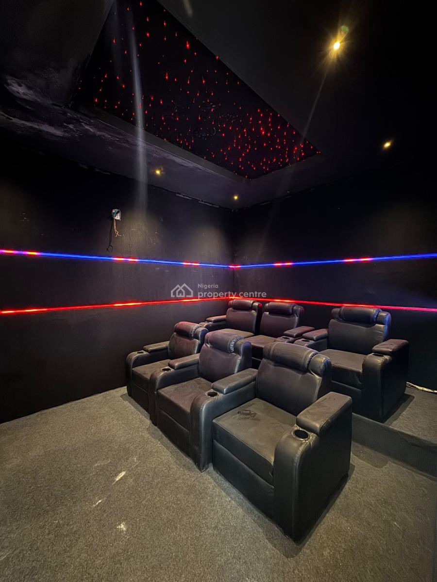 Newly Built 5bedroom Fully Detached Duplex with a Pool, Cinema, Kitche, Ikota, Lekki, Lagos, Detached Duplex for Sale