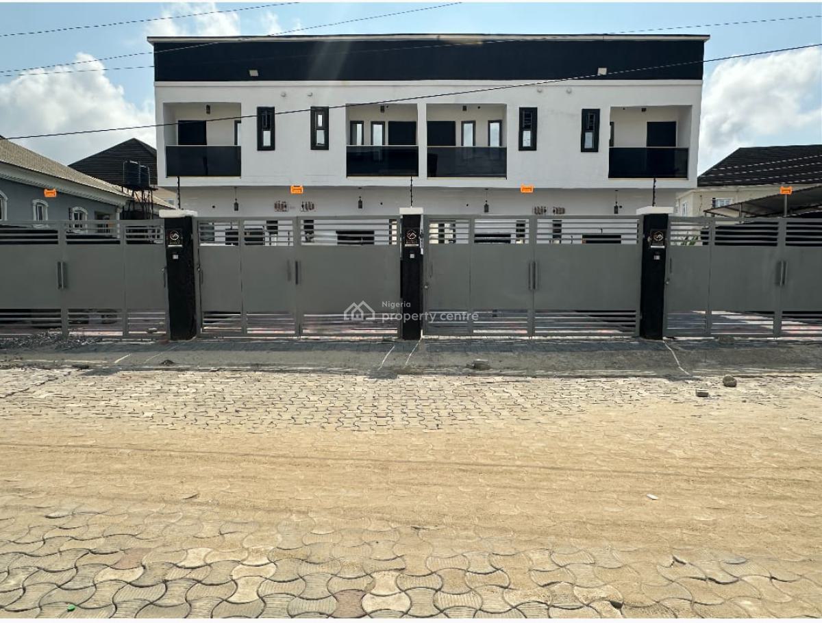 Self Compound Brand New 3 Bedrooms Terrace, Sangotedo, Ajah, Lagos, Terraced Duplex for Sale
