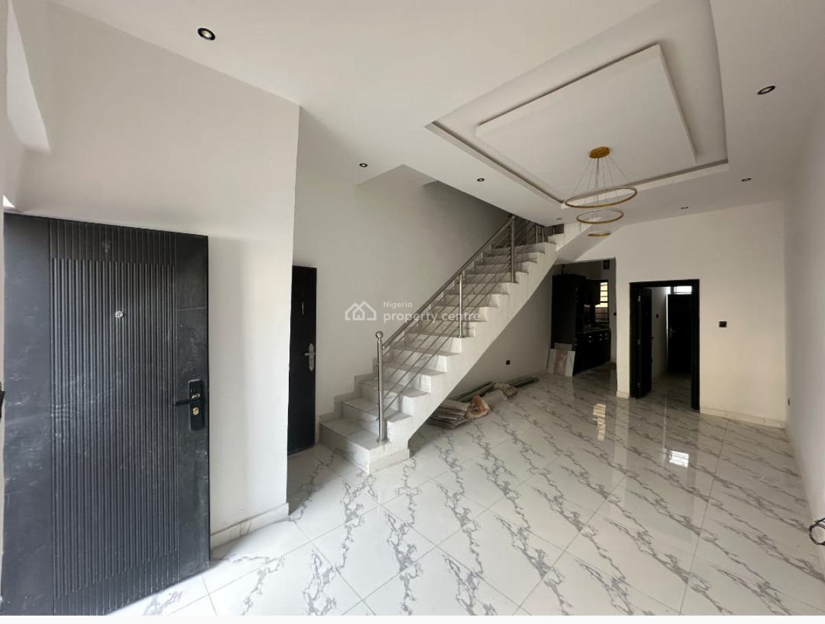 Self Compound Brand New 3 Bedrooms Terrace, Sangotedo, Ajah, Lagos, Terraced Duplex for Sale