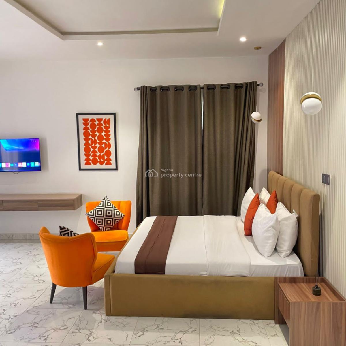 Beautiful 1 Bedroom Apartment, Chisco, Ikate, Lekki, Lagos, Flat / Apartment Short Let