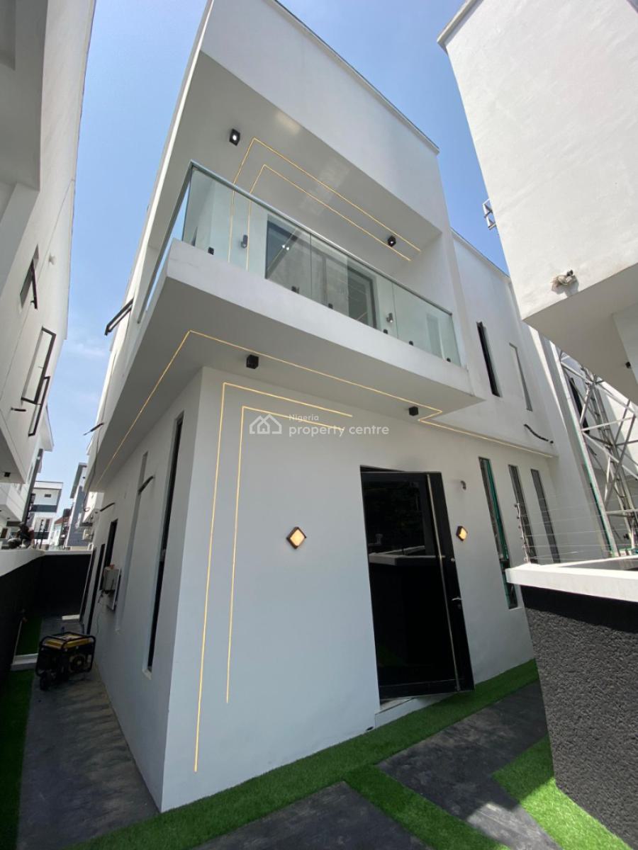 Luxury 4 Bedroom Semi Detached with Bq, Chevron, Lekki, Lagos, Semi-detached Duplex for Sale