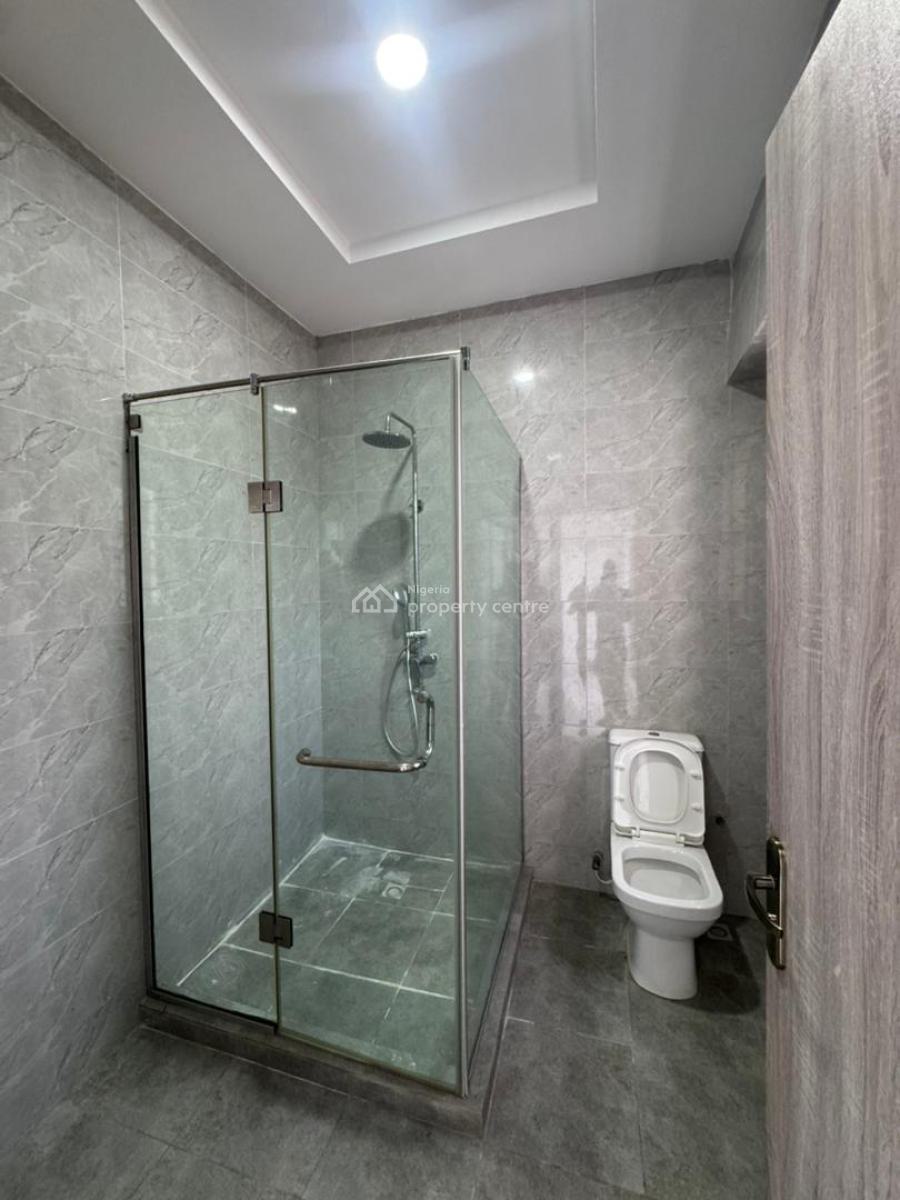 Exquisite 4 Bedroom Terrace Duplex with with  Pool, Ac and Bq, New Road . Chevron Axis, Lekki, Lagos, Terraced Duplex for Rent