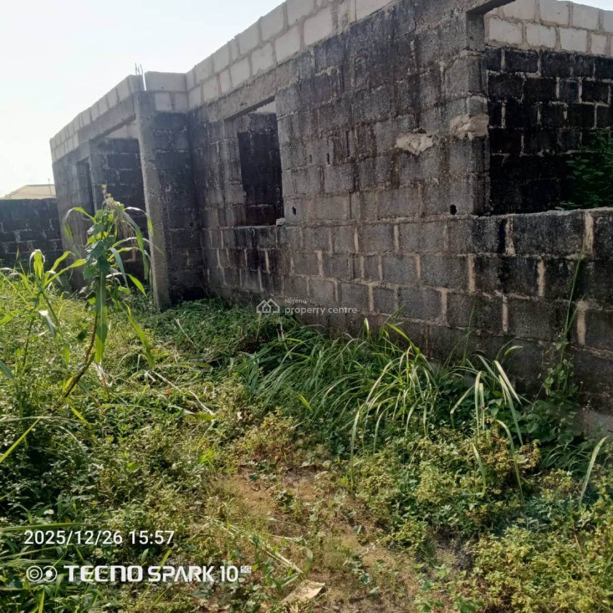 Uncompleted Building, Aparadija, Ikola, Ipaja, Lagos, Detached Bungalow for Sale