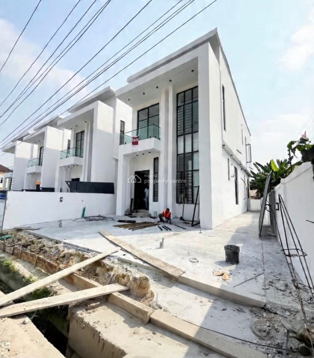 Contemporary 4 Bedroom Detached Duplex with Swimming Pool and Bq, Ajah, Ajah, Lagos, Detached Duplex for Sale