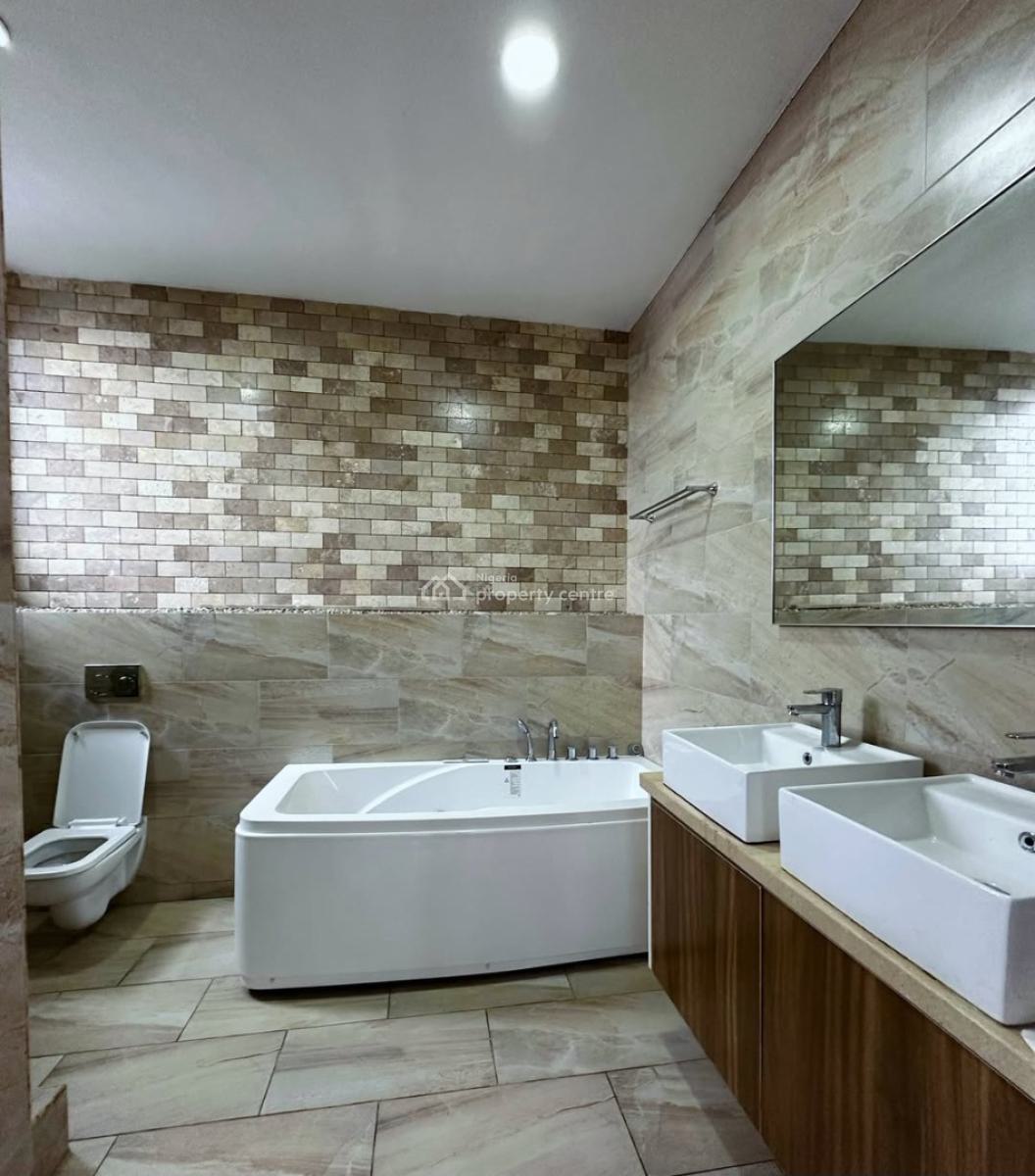 Serviced with 24/7 Power Supply 3 Bedroom En-suite Flat with Fully Fit, Ikoyi, Lagos, Flat / Apartment for Rent