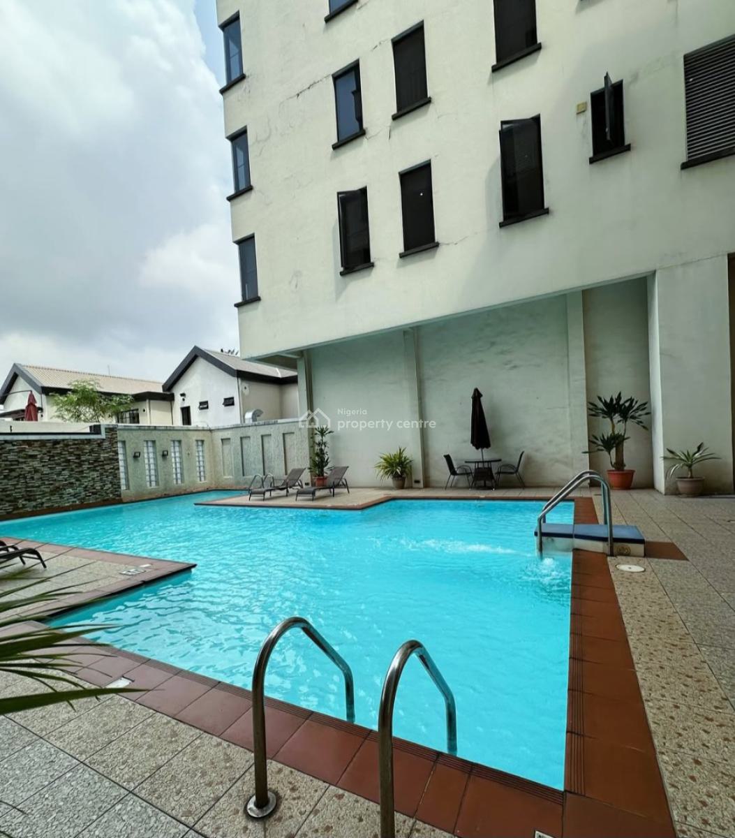 Serviced with 24/7 Power Supply 3 Bedroom En-suite Flat with Fully Fit, Ikoyi, Lagos, Flat / Apartment for Rent