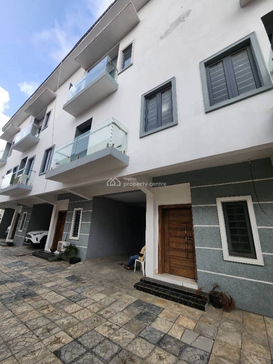 Brand New 4 Bedroom Terrace with a Bq, Ikate, Lekki, Lagos, Terraced Duplex for Rent