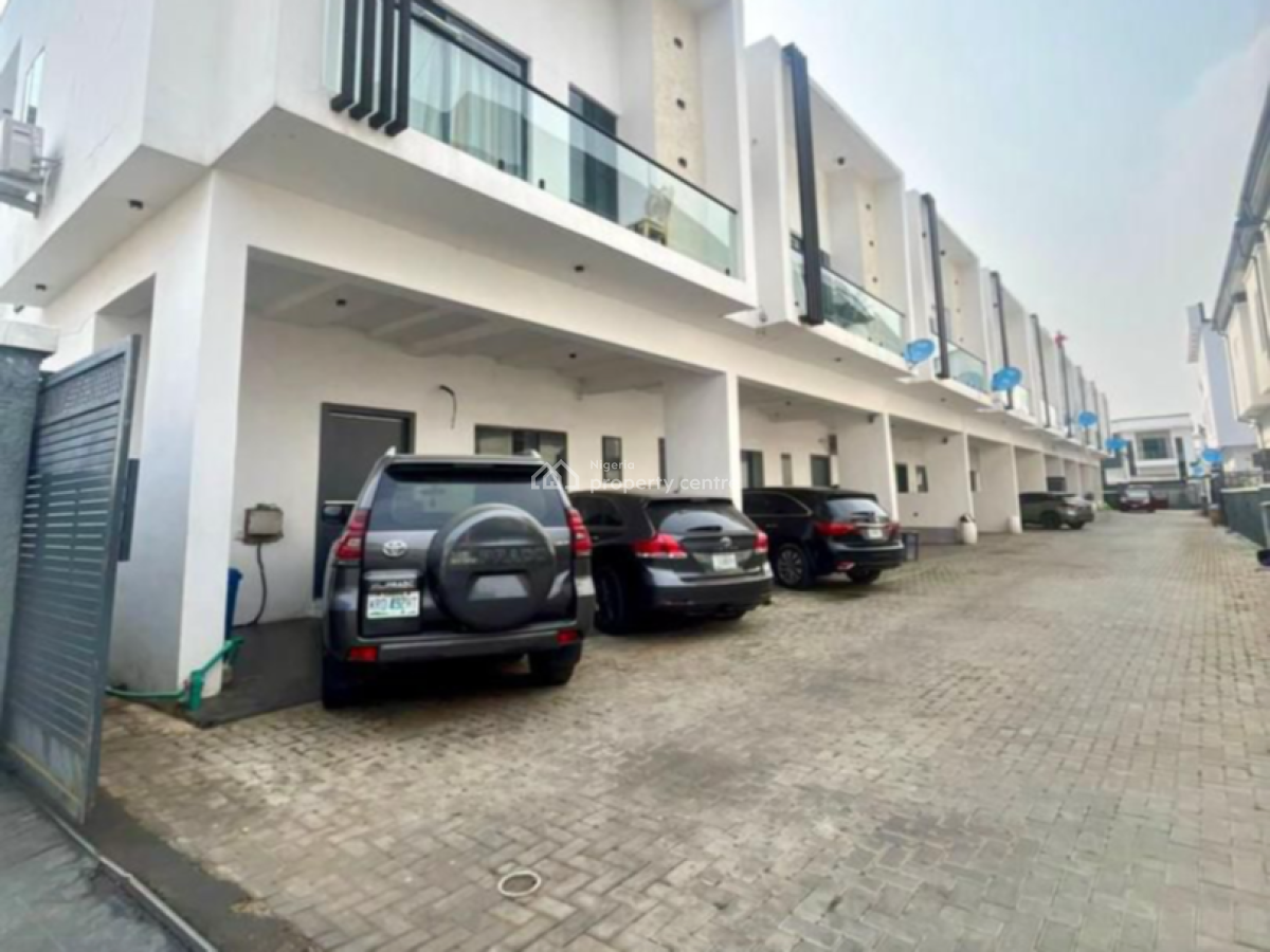 Spacious 4 Bedroom Terrace Duplex in a Well Secured Estate, Ikota, Lekki, Lagos, Terraced Duplex for Sale