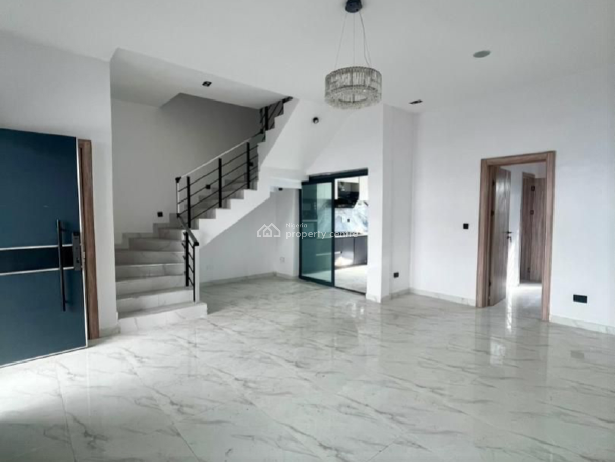 Spacious 4 Bedroom Terrace Duplex in a Well Secured Estate, Ikota, Lekki, Lagos, Terraced Duplex for Sale
