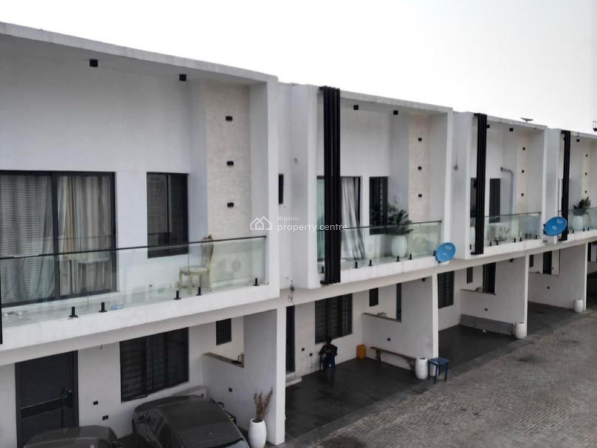 Spacious 4 Bedroom Terrace Duplex in a Well Secured Estate, Ikota, Lekki, Lagos, Terraced Duplex for Sale