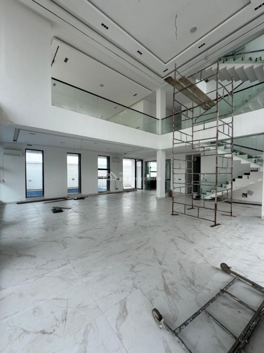 Exclusive 5 Bedroom Mansion Within a Prestigious Estate, Features a Cinema, Pool,bq,gym ,rooftop Lounge, Osapa, Lekki, Lagos, Detached Duplex for Sale