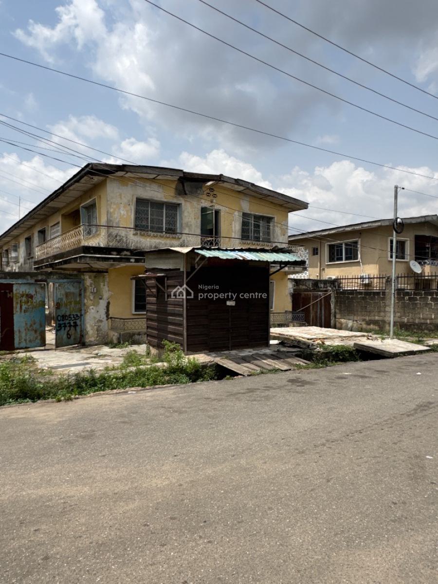 Cornerpiece Storey Building with Block of Flats on a Full Plot, Off Adelabu, Surulere, Lagos, Block of Flats for Sale