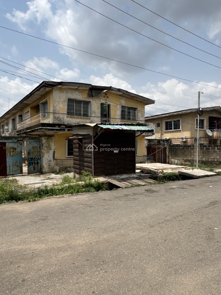 Cornerpiece Storey Building with Block of Flats on a Full Plot, Off Adelabu, Surulere, Lagos, Block of Flats for Sale