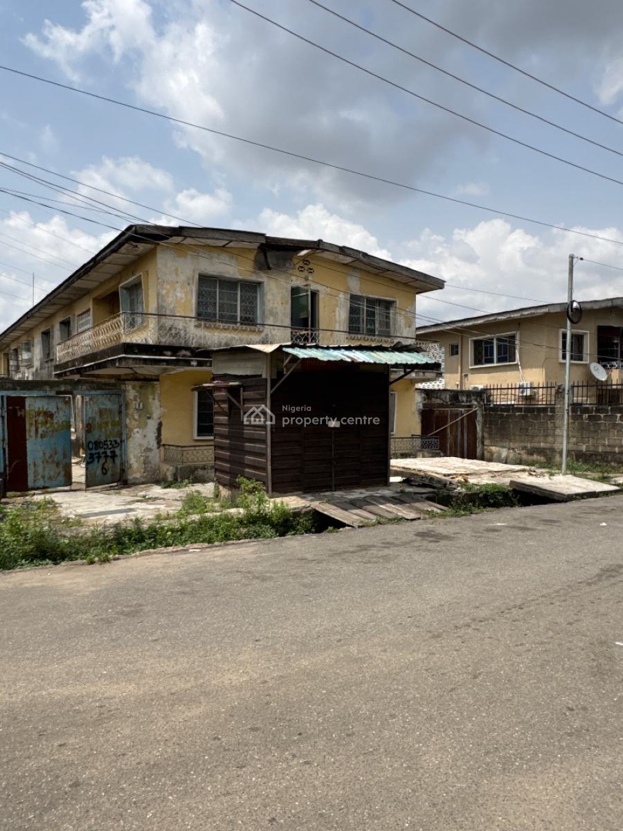 Cornerpiece Storey Building with Block of Flats on a Full Plot, Off Adelabu, Surulere, Lagos, Block of Flats for Sale