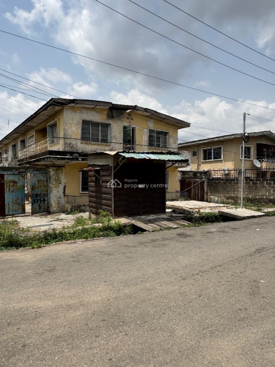 Cornerpiece Storey Building with Block of Flats on a Full Plot, Off Adelabu, Surulere, Lagos, Block of Flats for Sale
