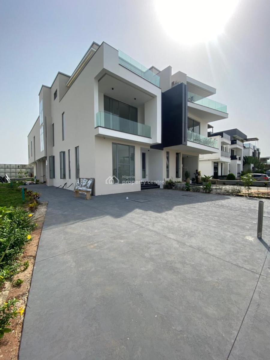 Exquisite 5 Bedroom Semi Detached Duplex with a Bq, Swimming Pool, in One of The Most Prestigious Estates on The Island, Ikate, Lekki, Lagos, Semi-detached Duplex for Sale