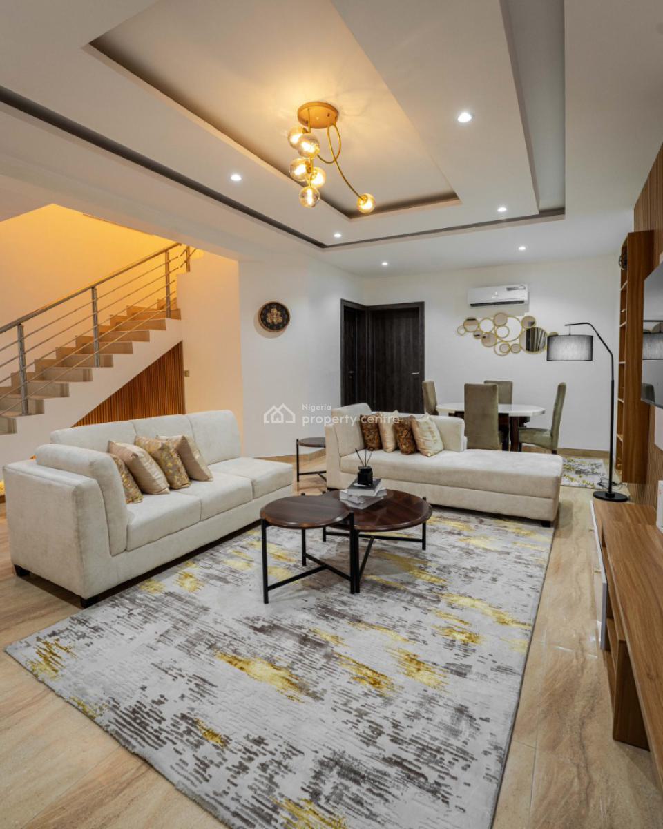 Luxurious Fully Furnished 4 Bedroom Maisonette Duplex &bq in an Estate, Off Iponri Surulere Lagos Within a Gated and Highly Secured Estate, Surulere, Lagos, Terraced Duplex for Sale