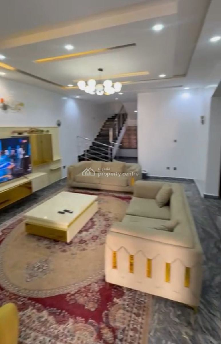 Luxury Fully Furnished 4 Bedroom Terrace Duplex with,bq,gym,swim/pool,, By Coza(tarred Rd), Guzape District, Abuja, Terraced Duplex for Rent