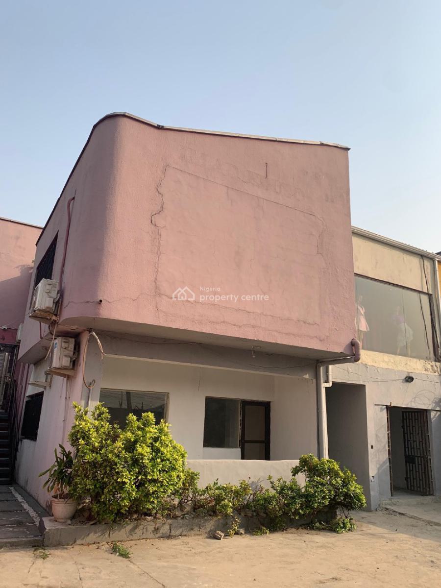 Prime 170sqm Ground - Floor Office Space + Bq, Lekki Phase 1, Lekki, Lagos, Office Space for Rent