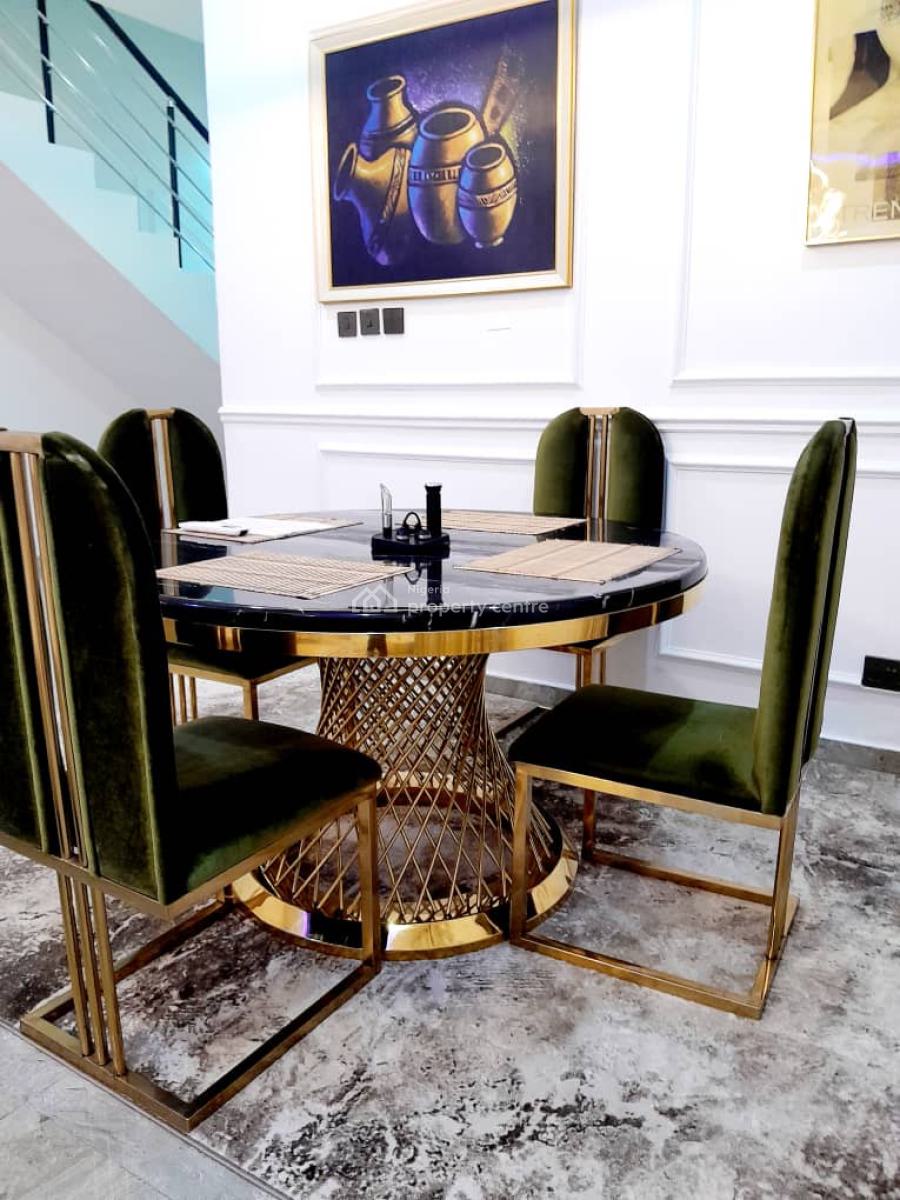 Fully Furnished 4 Bedroom Semidetached Duplex with a Room Bq, Victoria Bay Estate, Ikate, Lekki, Lagos, Semi-detached Duplex for Rent