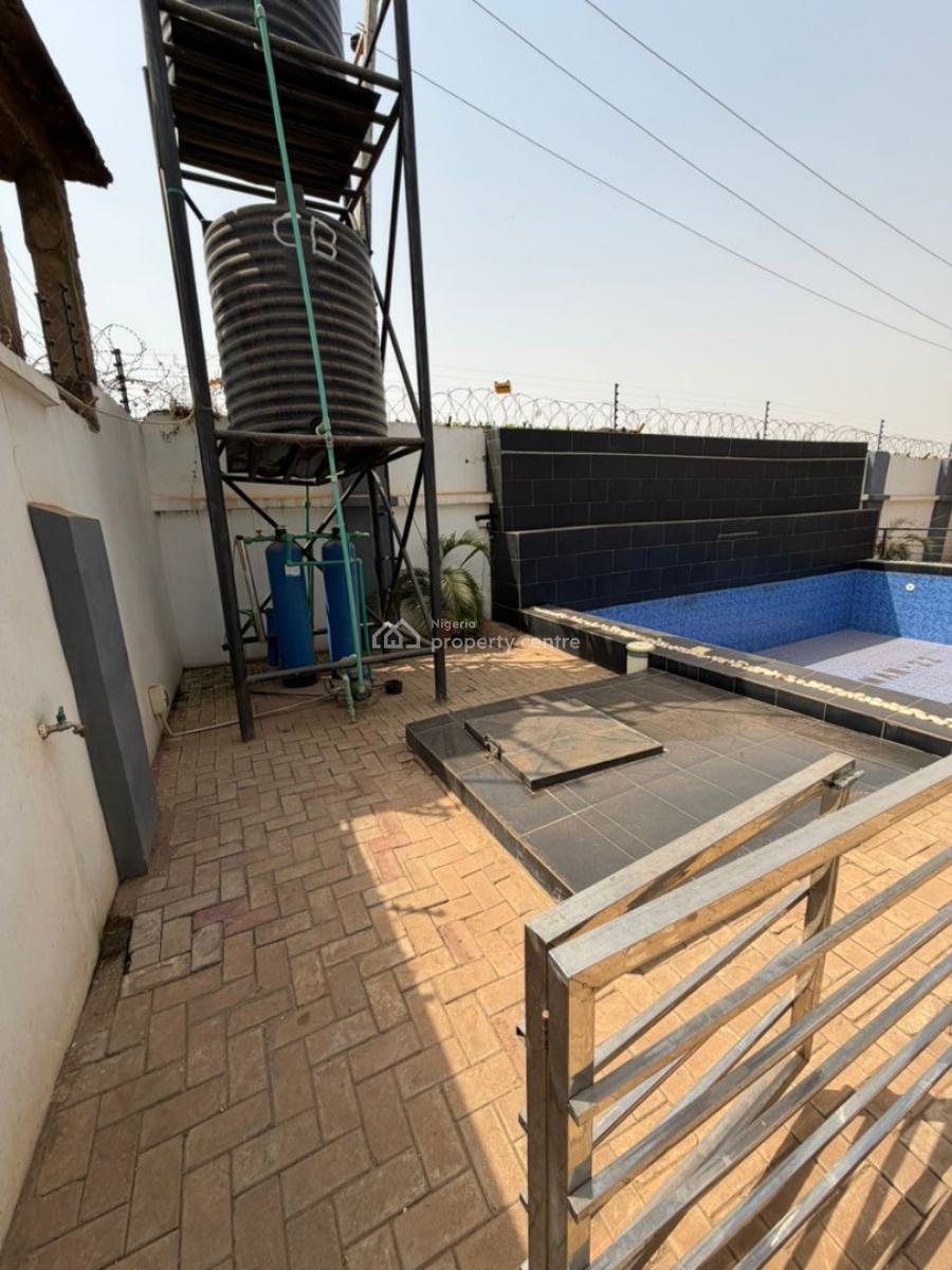 Fully Furnished 3 Bedroom Bungalow Solar, Inverter and Pool, Gaduwa, Abuja, Detached Bungalow for Sale