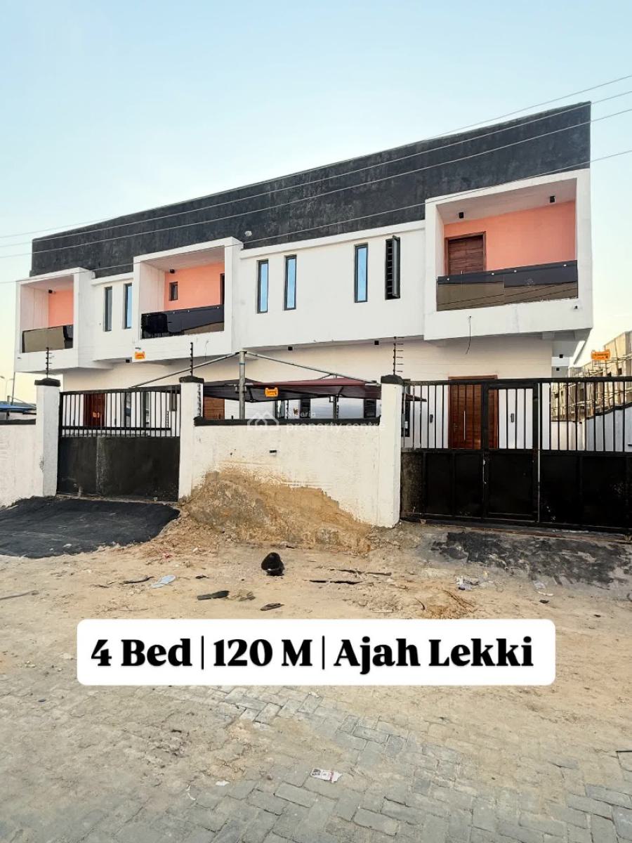 Beautiful Luxury 4 Bedroom Terrace Duplex, Ajah, Ajah, Lagos, Terraced Duplex for Sale