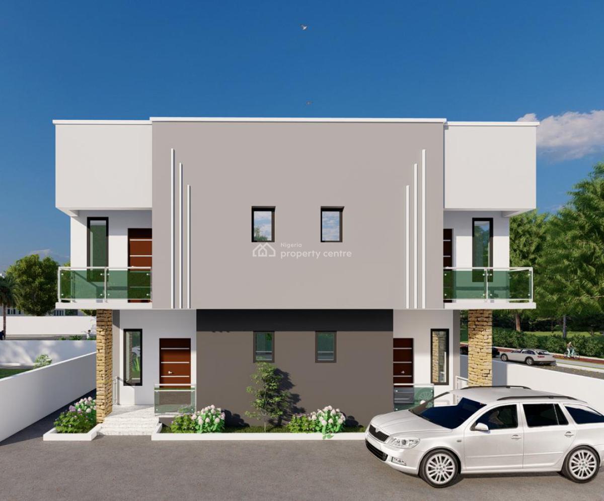 Off Plan 4 Bedroom Semi Detached House, Harmony Estate Adigun Avenue, Gra Phase 1, Magodo, Lagos, Semi-detached Duplex for Sale