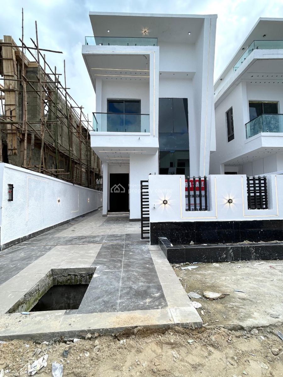 New Lovely  4 Bedroom Fully Detached Duplex with Bq & Swimming Pool, Ajah, Lagos, Detached Duplex for Sale