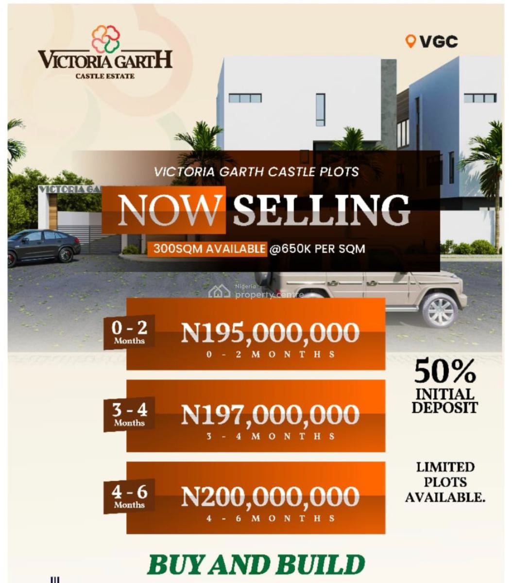 Investors Delight Land in Serene Location, Victoria Garth Castle Estate  Vgc Lekki, Vgc, Lekki, Lagos, Residential Land for Sale